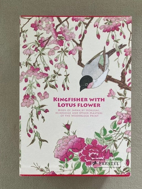 Kingfisher with Lotus Flower: Birds of Japan by Hokusai, Hiroshige and Other Masters of the Woodblock Print