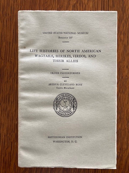 Life Histories of North American Birds