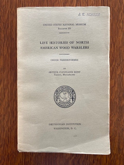 Life Histories of North American Birds