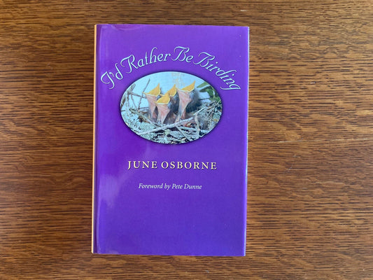 Book cover I'd Rather Be Birding