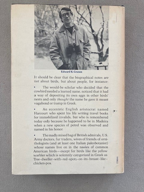 Words For Birds: A Lexicon Of North American Birds with Biographical Notes